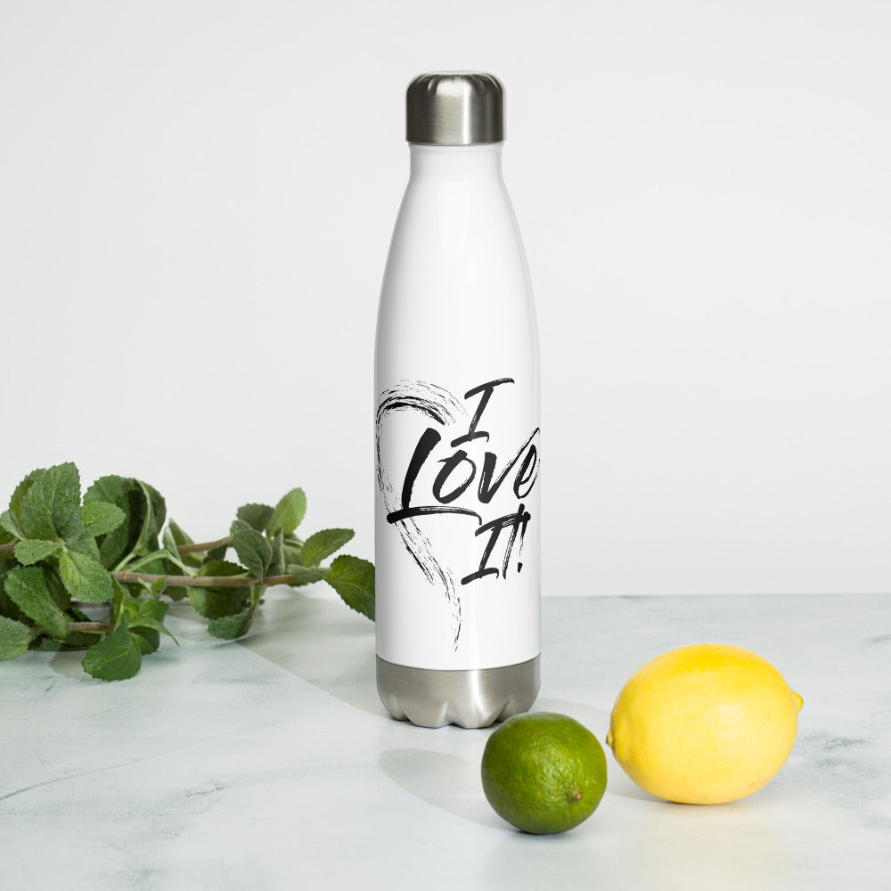 I Love It Rocker Stainless Steel Water Bottle